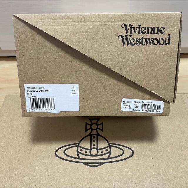 Vivienne Westwood(ヴィヴィアンウエストウッド)の【まちゃこ様専用】Vivienne Westwood キャンバススニーカー メンズの靴/シューズ(スニーカー)の商品写真