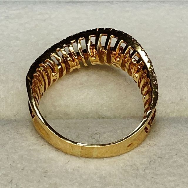 K14 ダイヤ　指輪 レディースのアクセサリー(リング(指輪))の商品写真