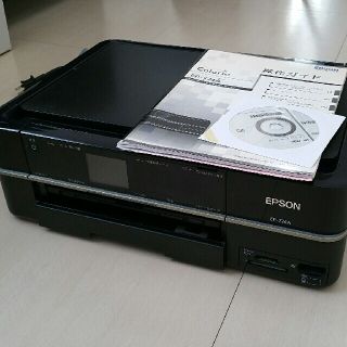 エプソン(EPSON)のりゅう様専用　説明書ありエプソン EP-774A　プリンター　ブラック(PC周辺機器)