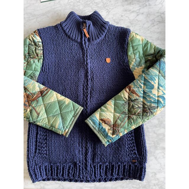 SCOTCH & SODA(スコッチアンドソーダ)のScotch and Shrinkロゲージニット キッズ/ベビー/マタニティのキッズ服男の子用(90cm~)(ジャケット/上着)の商品写真