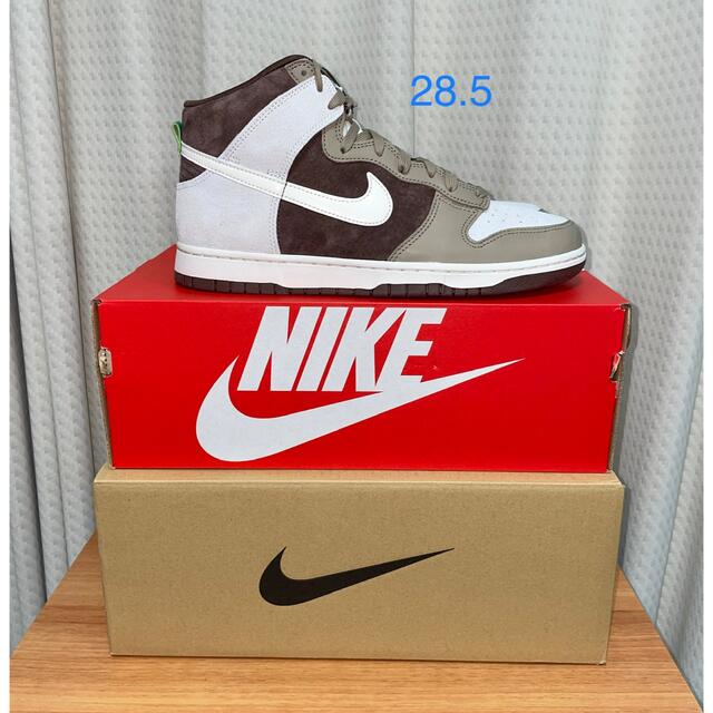 即日発送！Nike Dunk High PRM "Light Chocolate