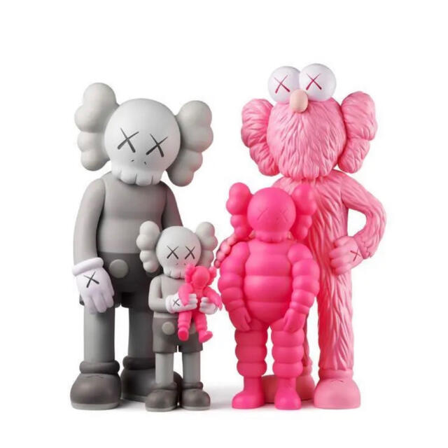 KAWS FAMILY PINK "Grey Pinkフィギュア