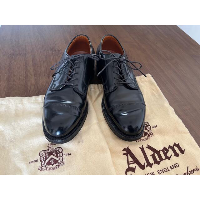 Alden(オールデン)のALDEN オールデン　ストレートチップダービー　US5E コードバン　小サイズ メンズの靴/シューズ(ドレス/ビジネス)の商品写真