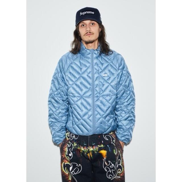 supreme 22' SS  spellout quilted  downジャケット/アウター
