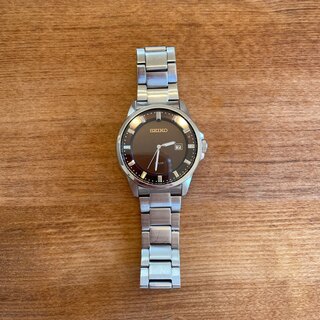 セイコー(SEIKO)のSEIKO アナログ腕時計 ソーラー電池(腕時計(アナログ))