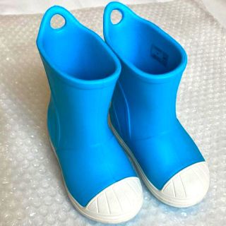 クロックス(crocs)の長靴 レインブーツ キッズ　クロックス　青(長靴/レインシューズ)