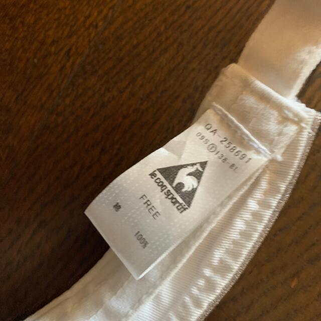 le coq sportif(ルコックスポルティフ)のレディース・ルコック サンバイザー・お値下げ レディースの帽子(その他)の商品写真