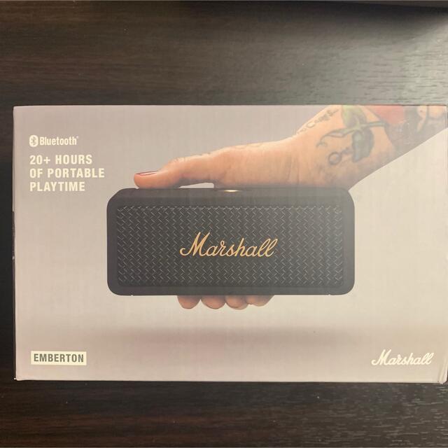 「新品未使用」既日発送Marshall ワイヤレスポータブル防水スピーカー