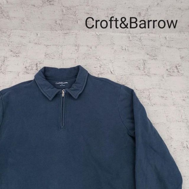 Croft&Barrow クラフトアンドバロー ハーフジップスウェット