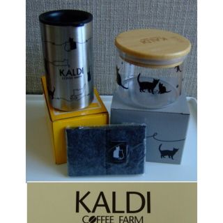 カルディ(KALDI)のKALDI/カルディの猫の日･タンブラー･キャニスター･紅茶缶･2点･2021年(容器)