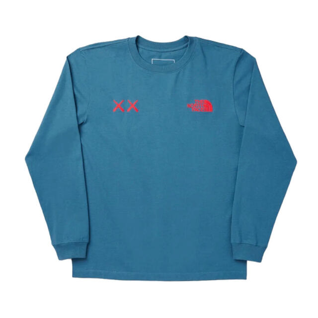 kaws the north face long sleeve t