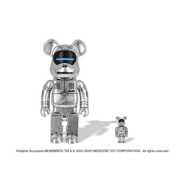 BAPE HAJIME SORAYAMA  BE@RBRICK 100&400