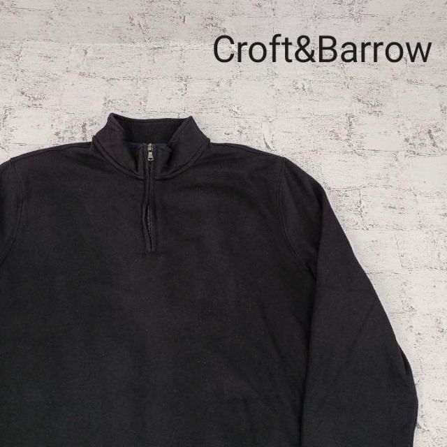 Croft&Barrow クラフトアンドバロー ハーフジップスウェット