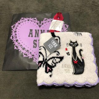 アナスイ(ANNA SUI)の【新品タグ付】ANNASUI タオルハンカチ(ハンカチ)