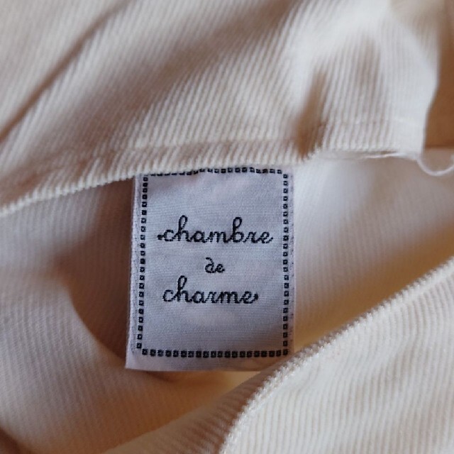 chambre de charme(シャンブルドゥシャーム)の細コーデュロイ素材ワンピース レディースのワンピース(ひざ丈ワンピース)の商品写真