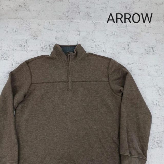 ARROW アロー ハーフジップスウェット