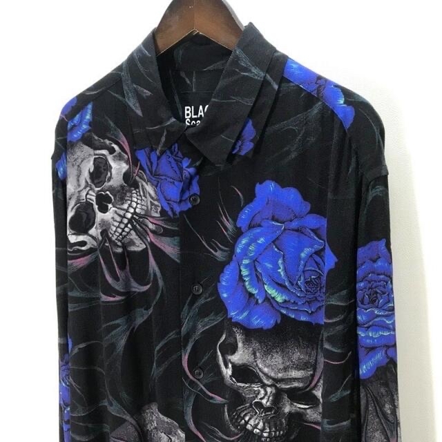 Yohji Yamamoto 18SS スカルファイヤー ロングシャツ　シャツ