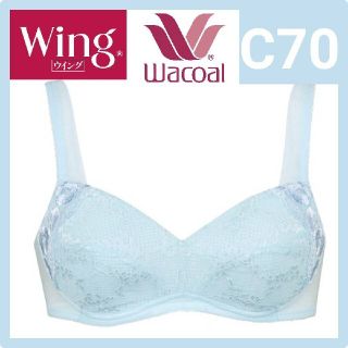 ワコール(Wacoal)のWacoal ワコール Wingさら肌ブラ ブラジャーc70sxnb3600(ブラ)