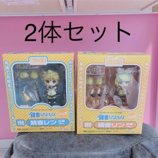 グッドスマイルカンパニー(GOOD SMILE COMPANY)のねんどろいど190鏡音レン応援ver189鏡音リン応援ver初音ミクフィギュア(ゲームキャラクター)