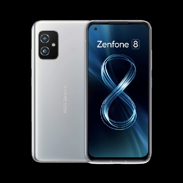 ASUS Zenfone8 8G RAM  128GB シルバー 交換品