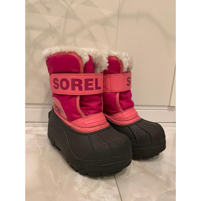 SOREL(ソレル)のソレルキッズ★スノーコマンダー⭐︎13センチ　美品 キッズ/ベビー/マタニティのベビー靴/シューズ(~14cm)(ブーツ)の商品写真