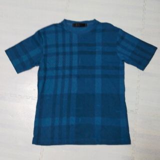 アドポーション(ADPOSION)のADPOSION　アドポーション　半袖　Tシャツ　青　ブルー(Tシャツ/カットソー(半袖/袖なし))