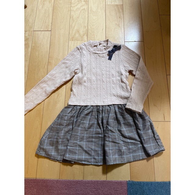 petit main(プティマイン)のmchiiさま専用　petit main チュールワンピース キッズ/ベビー/マタニティのキッズ服女の子用(90cm~)(ワンピース)の商品写真