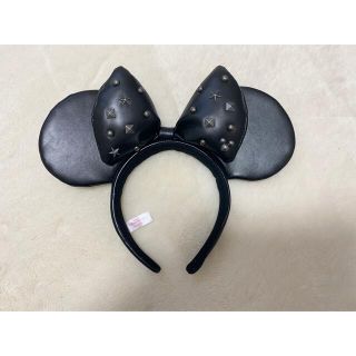 ディズニー(Disney)のミニー　カチューシャ　レザー　ディズニー(カチューシャ)