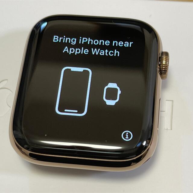 Apple Watch(アップルウォッチ)のApple Watch Series5 ステンレス ゴールド メンズの時計(腕時計(デジタル))の商品写真
