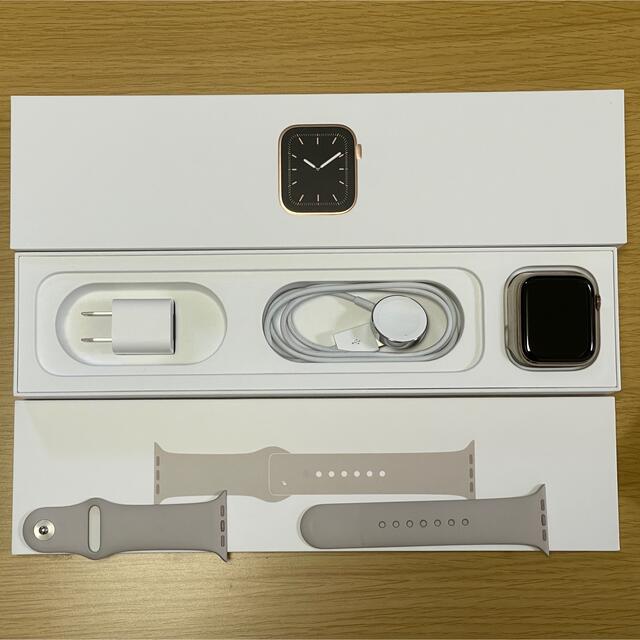 Apple Watch(アップルウォッチ)のApple Watch Series5 ステンレス ゴールド メンズの時計(腕時計(デジタル))の商品写真