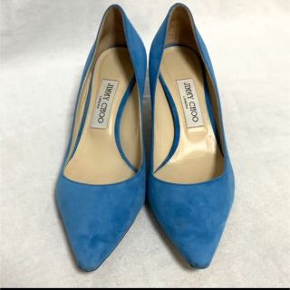 ジミーチュウ(JIMMY CHOO)のJIMMY CHOO ROMY60 ブルースウェード 38(ハイヒール/パンプス)