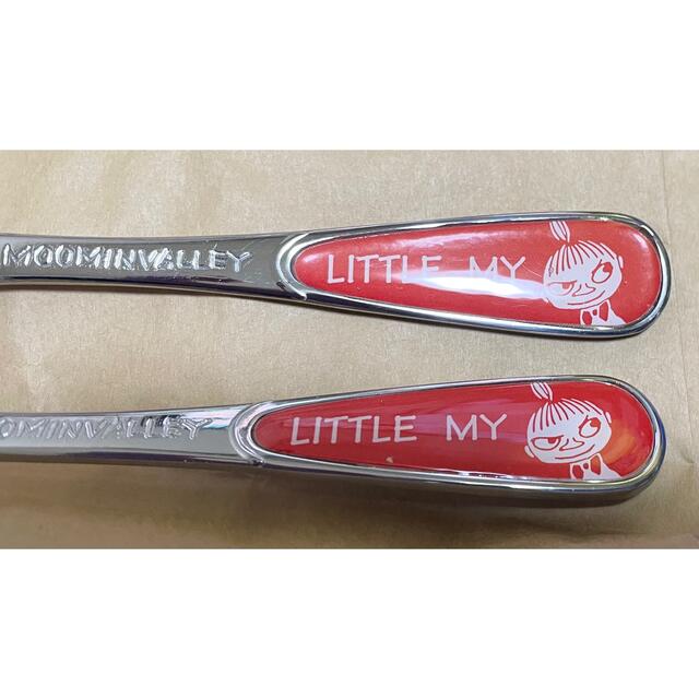 Little Me(リトルミー)のLITTLE MY デザートスプーンとフォーク キッズ/ベビー/マタニティの授乳/お食事用品(スプーン/フォーク)の商品写真