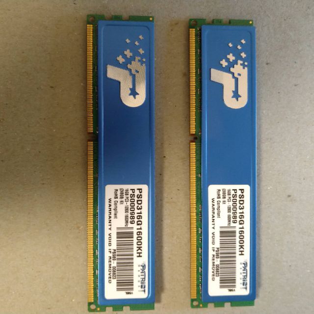 PATRIOT DDR3 1600 8GB x 2