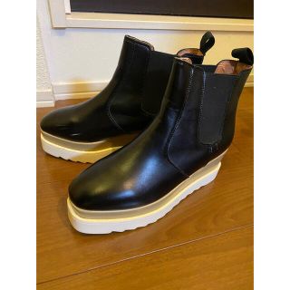 アマイル(AMAIL)のAMAIL JAGGED SHORT BOOTS（L,ブラック）(ブーツ)