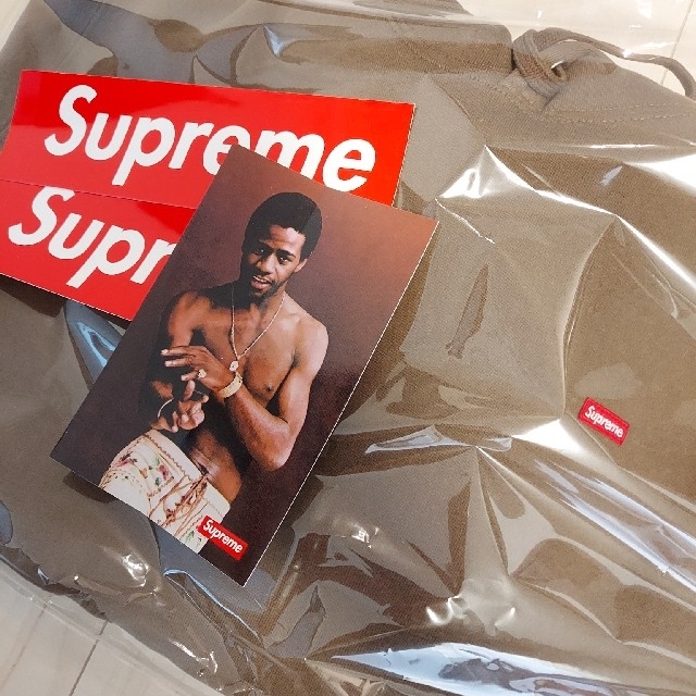 Supreme(シュプリーム)のシュプリーム　スモール ボックスロゴ　パーカー　オリーブ ブラウン　　　Tシャツ メンズのトップス(パーカー)の商品写真