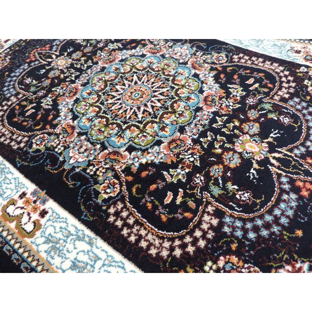 ウィルトン織り細かな密度ペルシャ絨毯/ゴージャスな色柄の高級玄関 ...