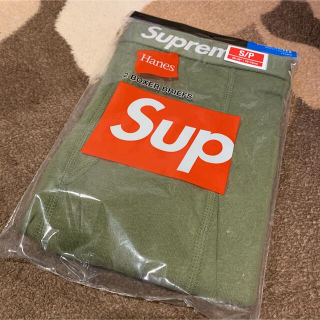 supreme hanes olive ボクサーパンツ&ソックス