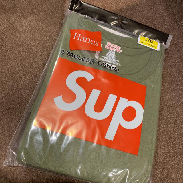 Supreme - supreme hanes olive Tシャツの通販 by Egg｜シュプリームならラクマ