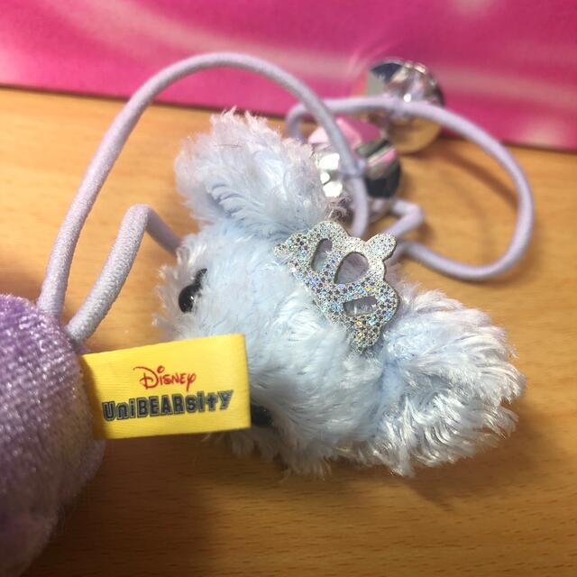 Disney(ディズニー)のディズニー　ヘアゴムセット❤️紫&水色 レディースのヘアアクセサリー(ヘアゴム/シュシュ)の商品写真