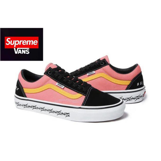 Supreme × Vans Old Skool "Pink"