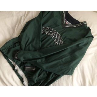 チャンピオン(Champion)のChampion ナイロンプルオーバー ナイロンジャケット グリーン XL(ナイロンジャケット)