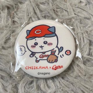 ヒロシマトウヨウカープ(広島東洋カープ)のハチワレ　缶バッジ　カープ(キャラクターグッズ)