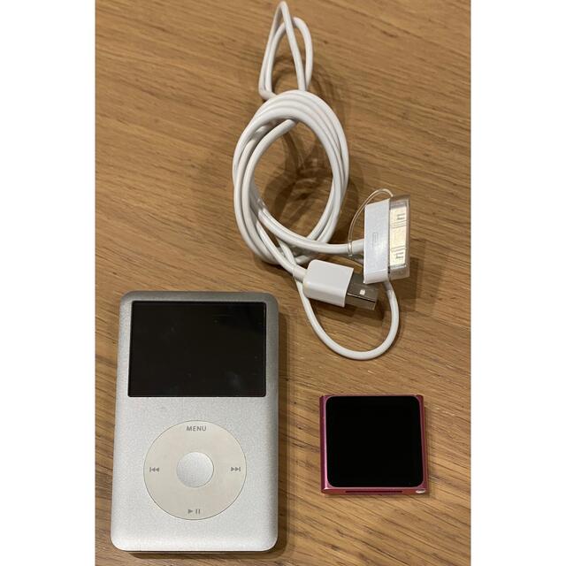 iPod(アイポッド)のiPod classic 160GB /nano 16GB/SRS-V500i スマホ/家電/カメラのオーディオ機器(ポータブルプレーヤー)の商品写真