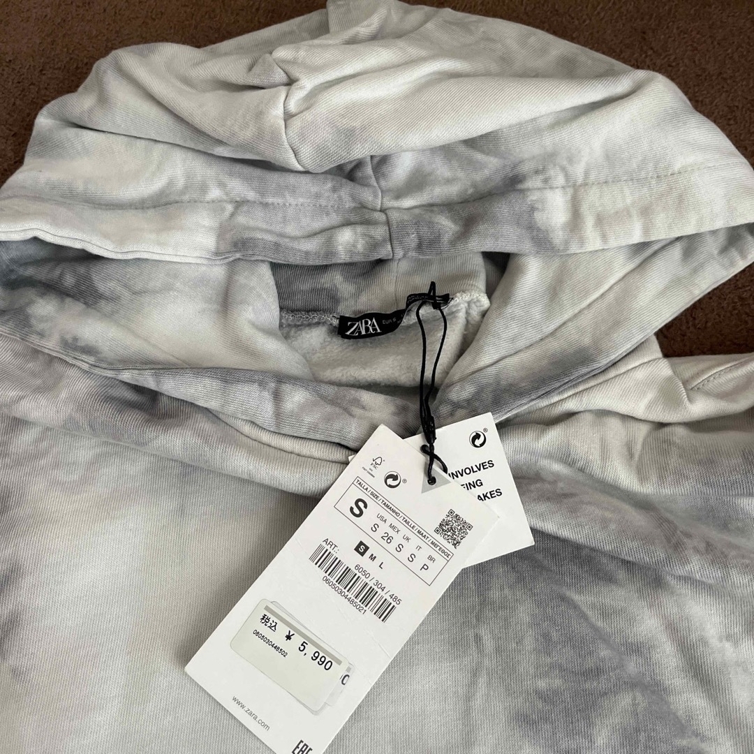 ZARA - 新品 ZARA タイダイ オーバーサイズスウェット パーカー ZARA - 新品 ZARA タイダイ オーバーサイズスウェット パーカー