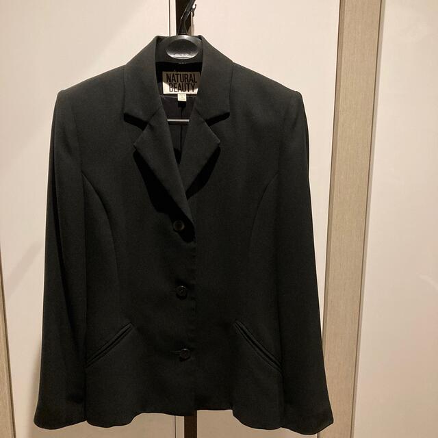 NATURAL BEAUTY(ナチュラルビューティー)のナチュラルビューティ　ブラックスーツ レディースのフォーマル/ドレス(スーツ)の商品写真