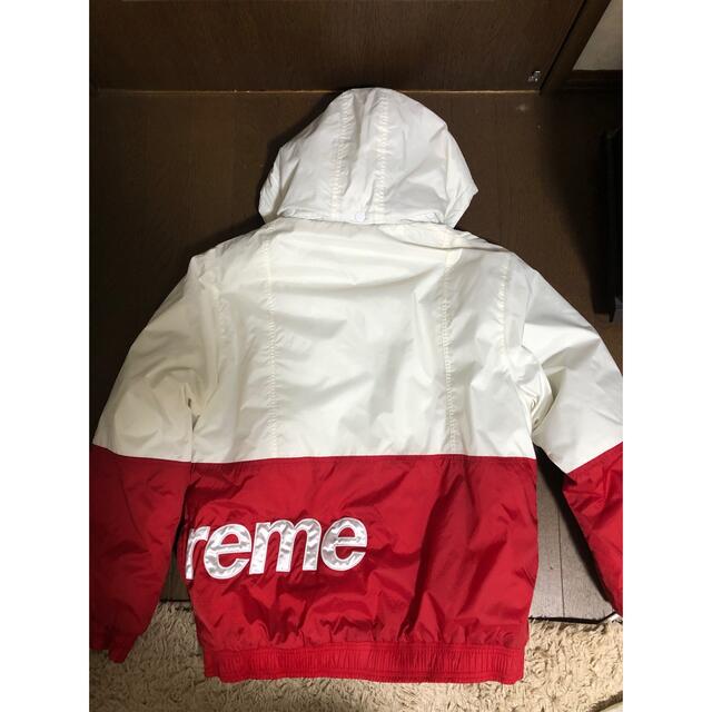 supreme sideline side logo parka 1