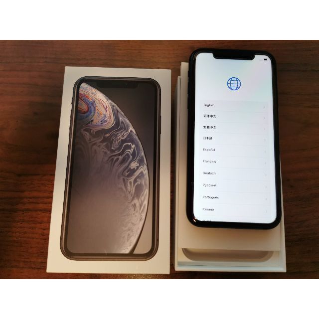 iPhone(アイフォーン)のUSED美品★iPhone XR 64GB ブラック SIMフリー+iFace スマホ/家電/カメラのスマートフォン/携帯電話(スマートフォン本体)の商品写真