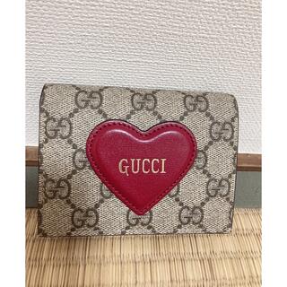 GUCCI グッチ ハート モチーフ付き カードケース ウォレット (折り財布)
