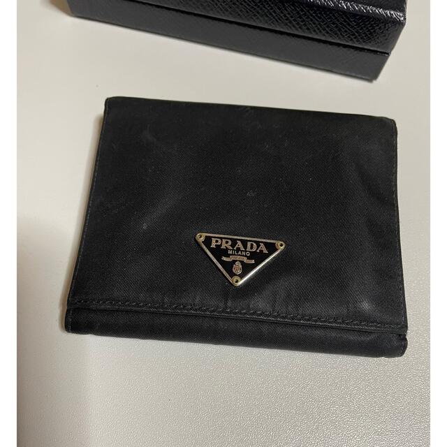 超美品 PLADA 3つ折財布 ナイロンレザー