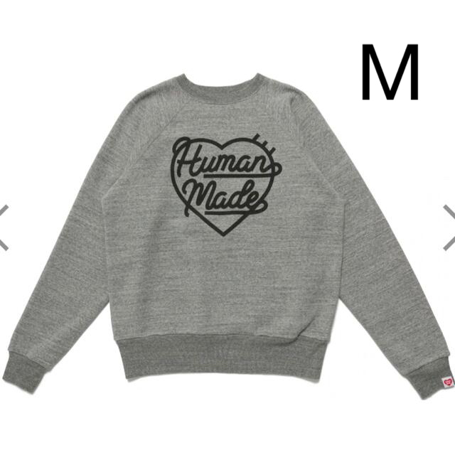 HUMAN MADE  RAGLAN CREWNECK SWEATSHIRT